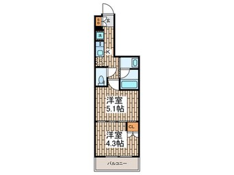 間取図 仮）品川大井町レジデンス