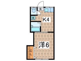 間取図 ユニオンハイツ鹿島田Ａ棟