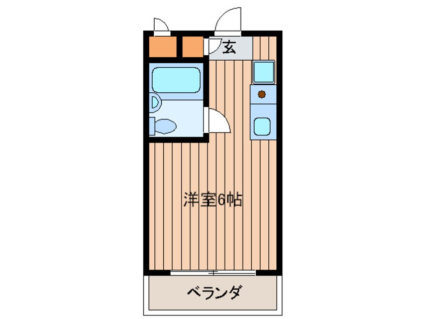 間取図 ﾄ-ｼﾝ･ﾌｪﾆｯｸｽﾏﾝｼｮﾝ西経堂(103)