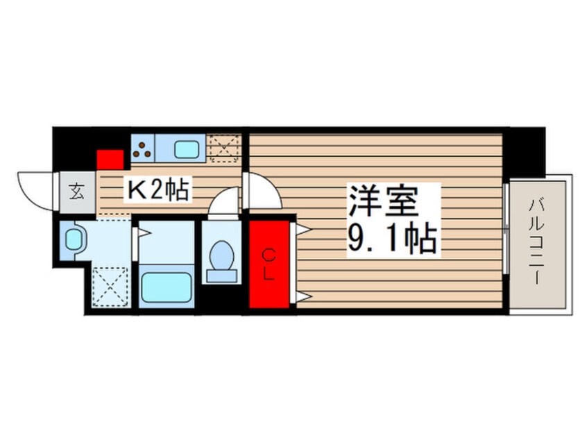 間取図 ビンシスタ－レット