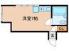 ユニオンハイツ鹿島田Ｂ棟 1Rの間取り