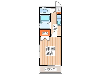 間取図 金子コーポ60号