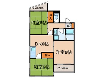 間取図 上新城ビル