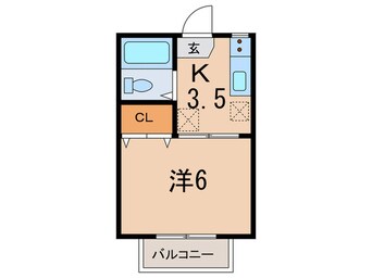 間取図 大山コ－ポ