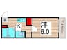SEMIFUSA 1Kの間取り