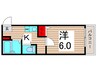SEMIFUSA 1Kの間取り