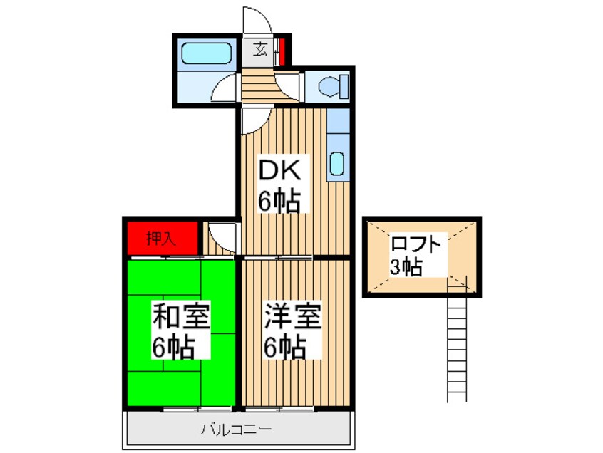 間取図 ハイセンス泉水