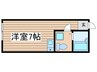 エルブルーム百合ヶ丘 1Rの間取り