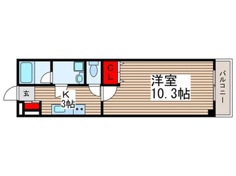 間取図 トライアングル綾瀬