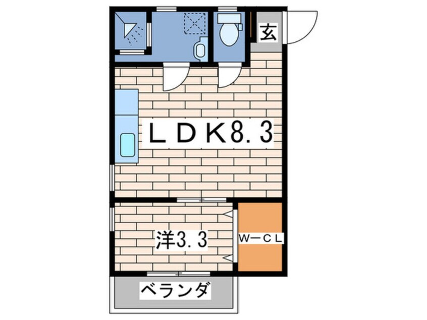 間取図 ﾀﾞｲﾕｰ３８番館