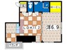 ﾀﾞｲﾕｰ３８番館 1LDKの間取り
