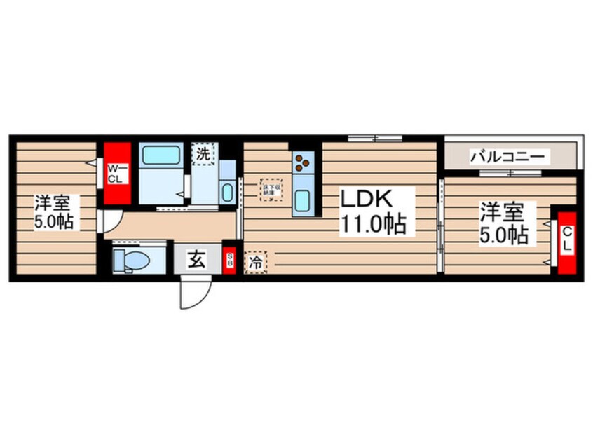 間取図 グラナーデ東葛西