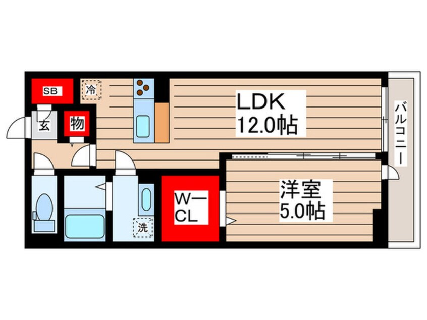 間取図 グラナーデ東葛西