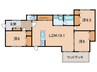 横浜市瀬谷区　平屋LDK19帖 3LDKの間取り