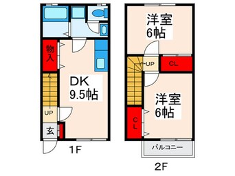 間取図 プランド－ル篠崎