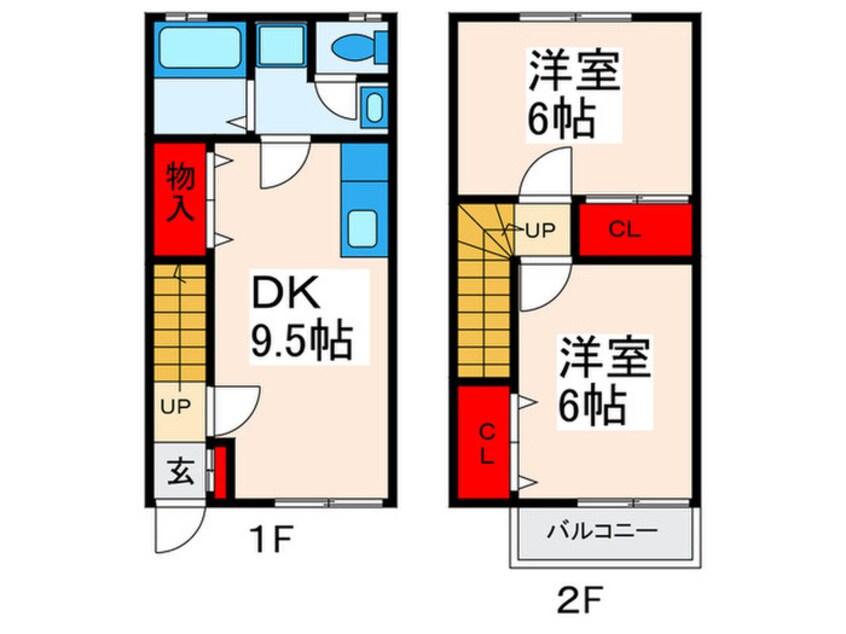 間取図 プランド－ル篠崎