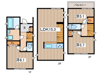 間取図 Kolet登戸#１０