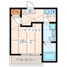 Casa Colina峰沢町 1Kの間取り