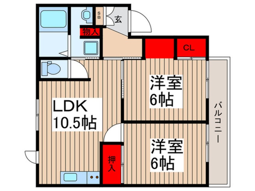 間取図 レジデンスくすのき台