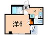 本郷エイジュ 1Kの間取り