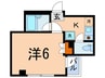 本郷エイジュ 1Kの間取り