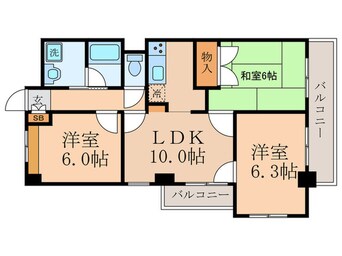 間取図 クレスト壱番館