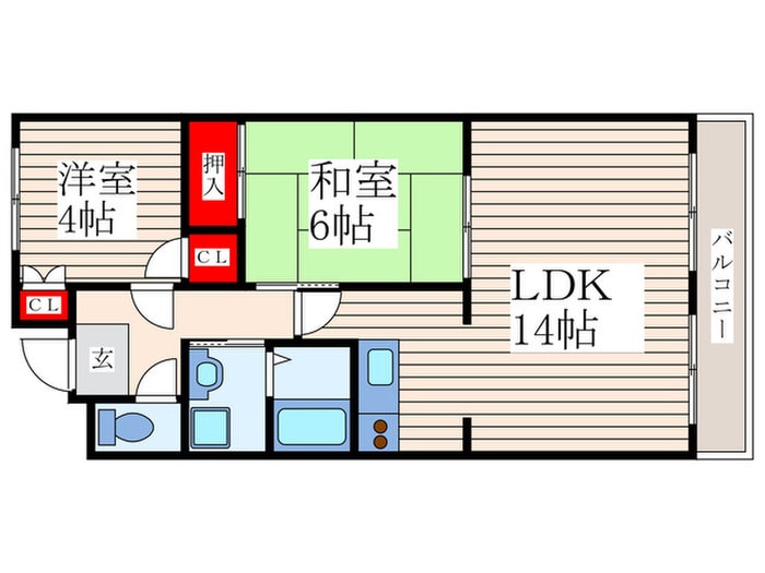間取り図 シュロス中之庭