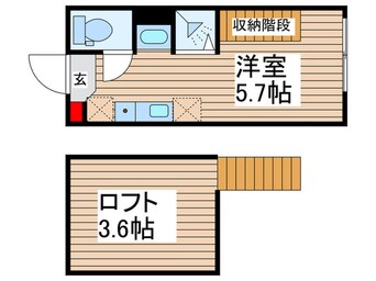 間取図 ハーモニーテラス平井Ⅷ