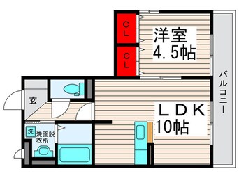 間取図 セジュ－ル西新井