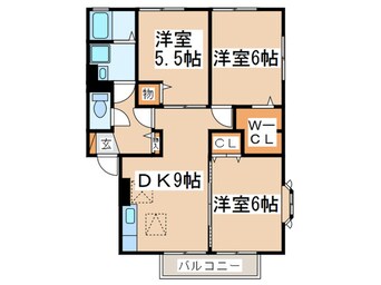 間取図 ファミリーコートＤ