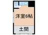 第２アイリスコーポ 1Rの間取り