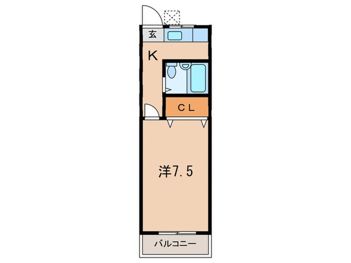 間取り図 メゾンキウチ