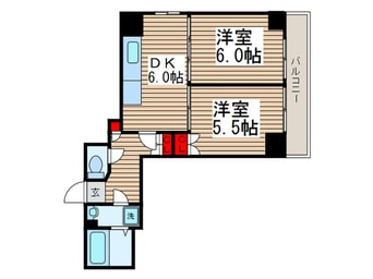 間取図 ケン・フラット
