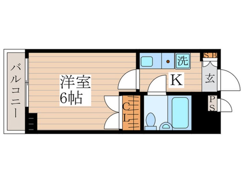 間取図 コスモリード国分寺