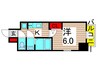 GENOVIA綾瀬Ⅱ（１３０１） 1Kの間取り