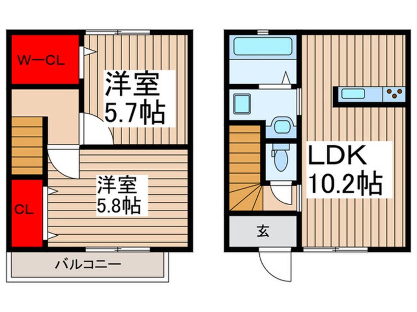 間取図 コンフォートメロウ