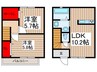 コンフォートメロウ 2LDKの間取り