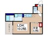 仮）砂新田新築AP　Ⅱ 1LDKの間取り