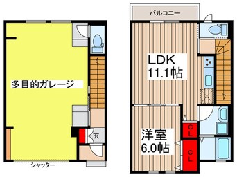 間取図 エスパース川越