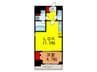 Brillia ist　駒込 1LDKの間取り