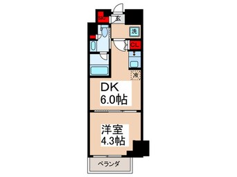 間取図 ミリアレジデンス浅草橋Ⅱ