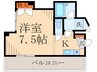 フリ－デンハイム　２ 1Kの間取り
