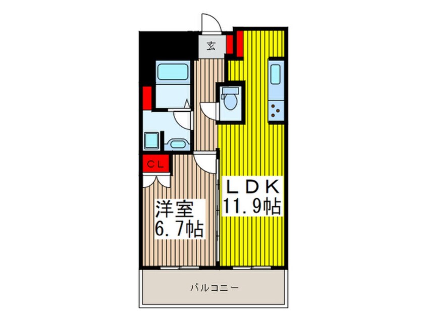 間取図 リボンシティコミュニティ