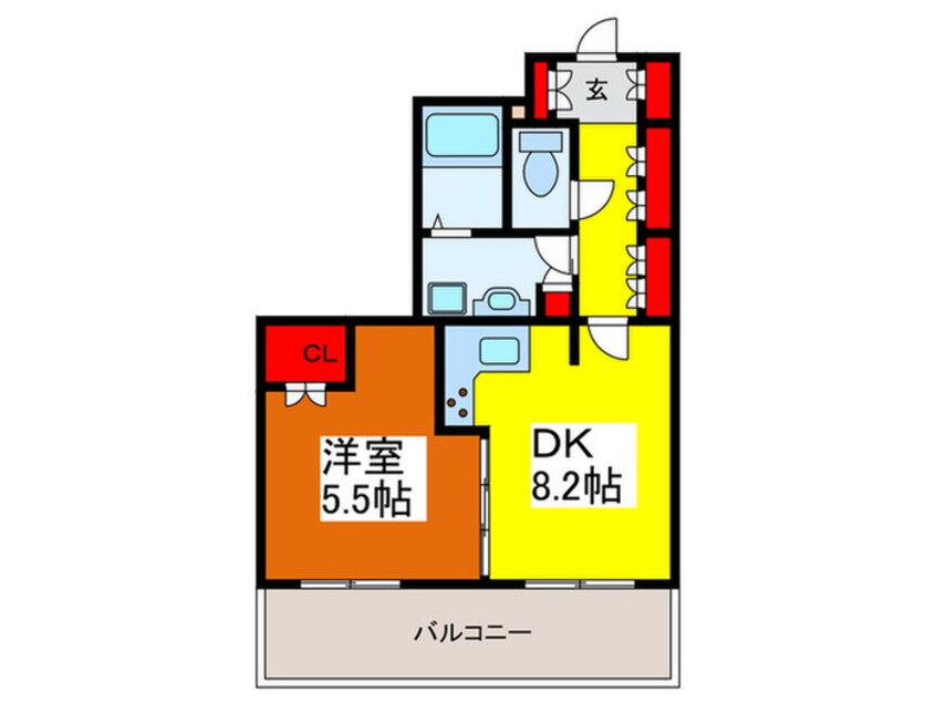 間取図 リボンシティコミュニティ