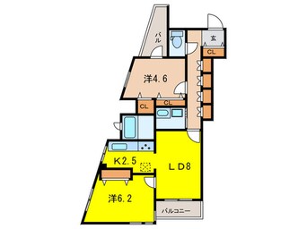 間取図 プライムアーバン新川