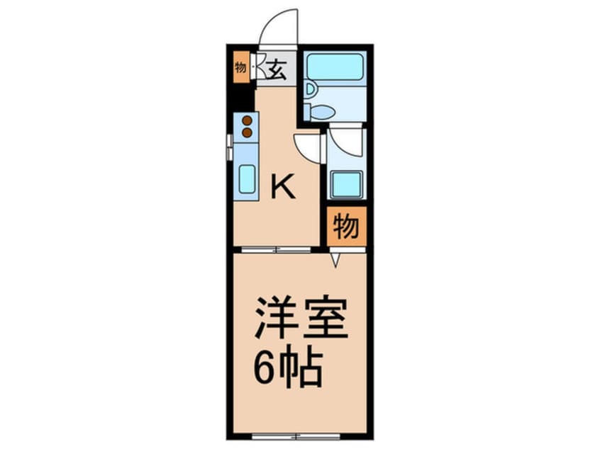 間取図 メゾン．エンソレ－ユ