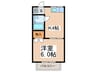第２こみねハイツ 1Kの間取り