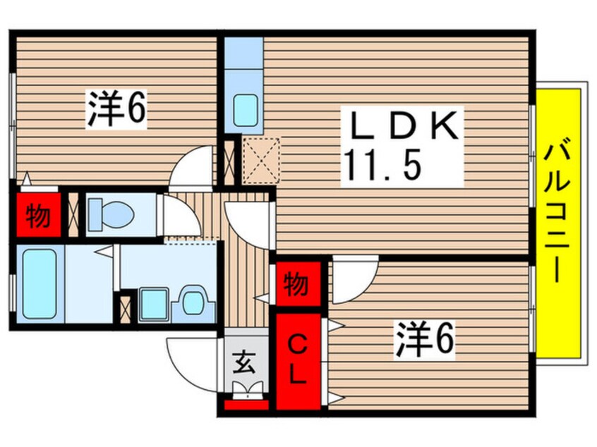 間取図 ア－クパレス