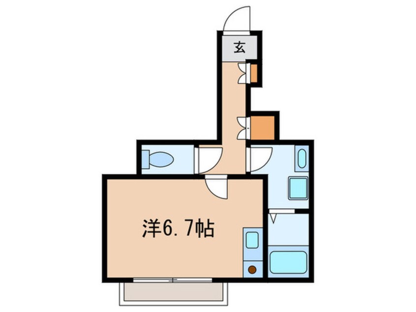 間取図 ル・モナミ