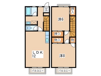 間取図 エスポワールヒルズ